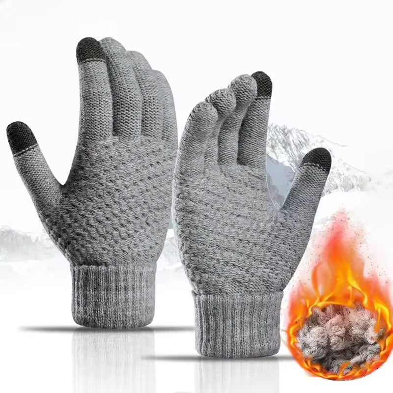 Winter Touchscreen Gloves – Insulated Knit