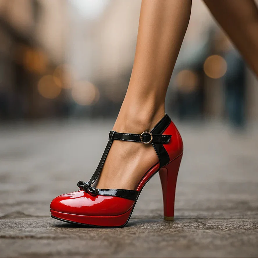 Bow Tie Heels | Cushioned Orthopedic Comfort