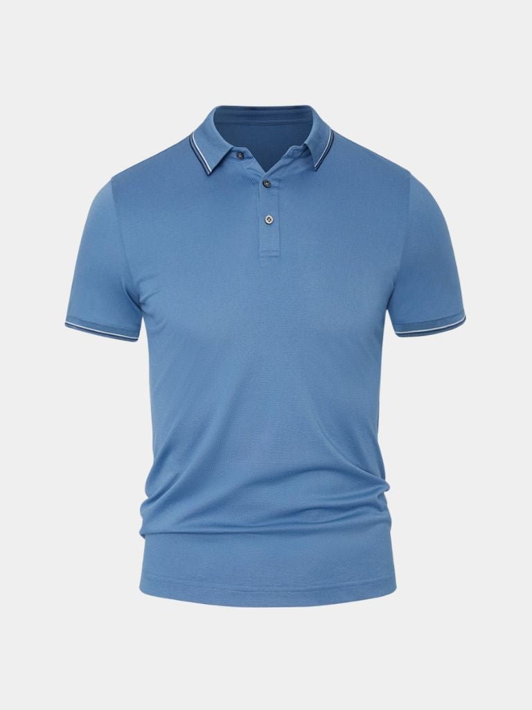 Azure Polo Shirt Classic Elegance