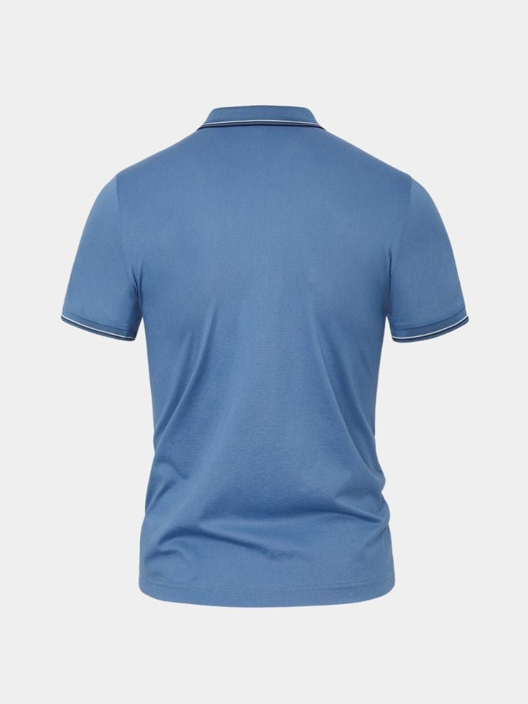 Azure Polo Shirt Classic Elegance