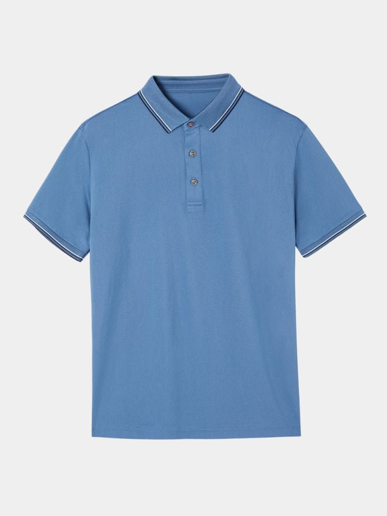 Azure Polo Shirt Classic Elegance