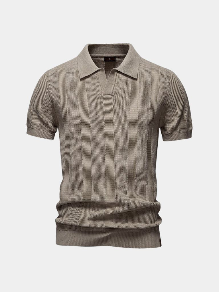 Beige Vintage Polo Classic Shirt