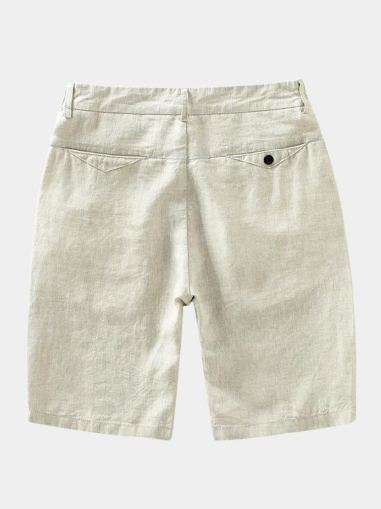 Linen Shorts - Bleu Horizon