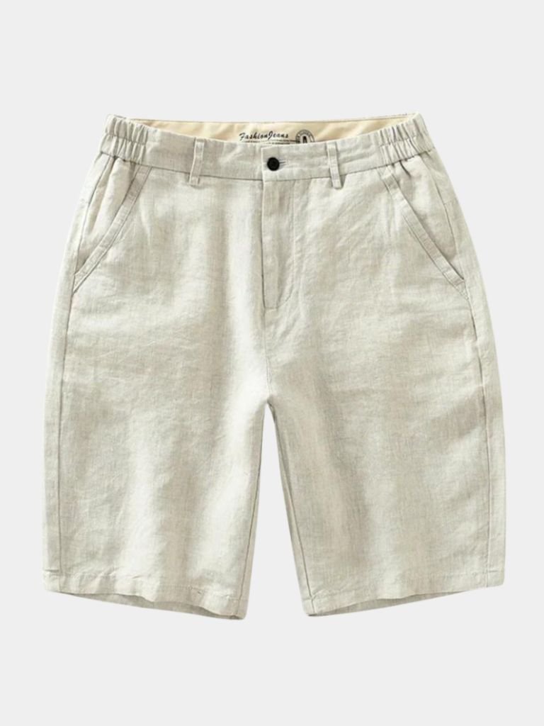 Linen Shorts - Bleu Horizon