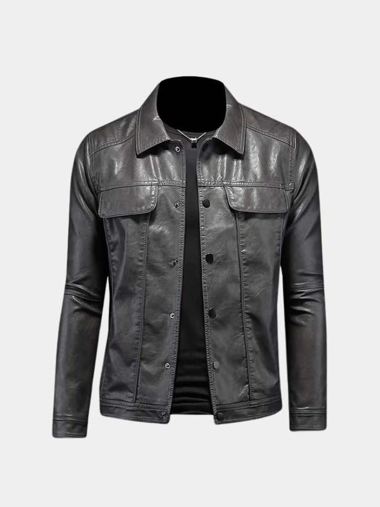 Bronze Leather Jacket | Premium Italian Style