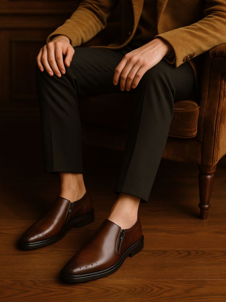 Brown Leather Dress Shoes | Sophisticated Style