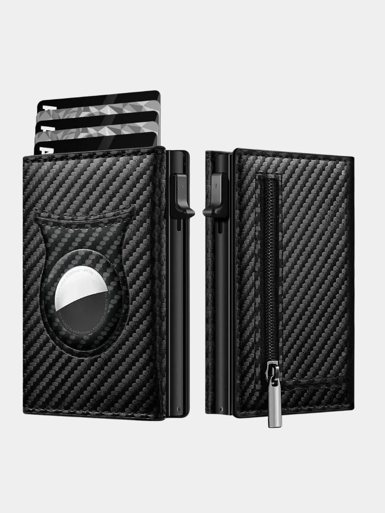 Carbon Fiber Wallet – RFID Blocking