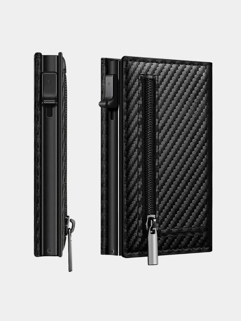 Carbon Fiber Wallet – RFID Blocking