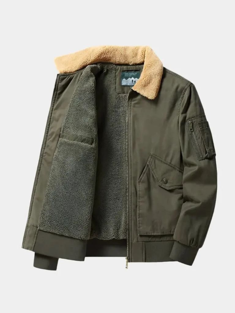 Casual Fleece Jacket - Classic Bomber