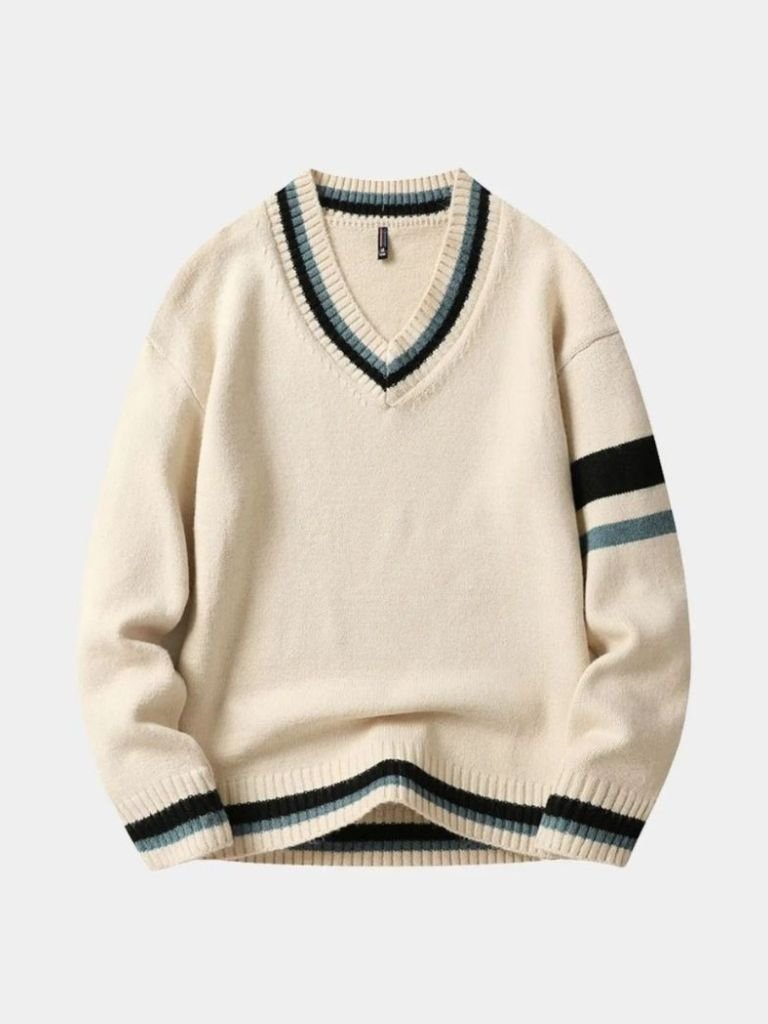 Classic V-Neck Sweater – Luxury Knitwear Pullover