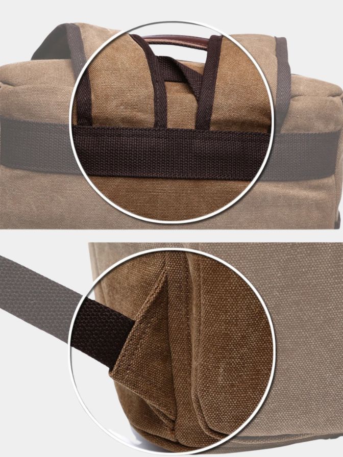 Vintage Backpack – Classic Leather Carryall