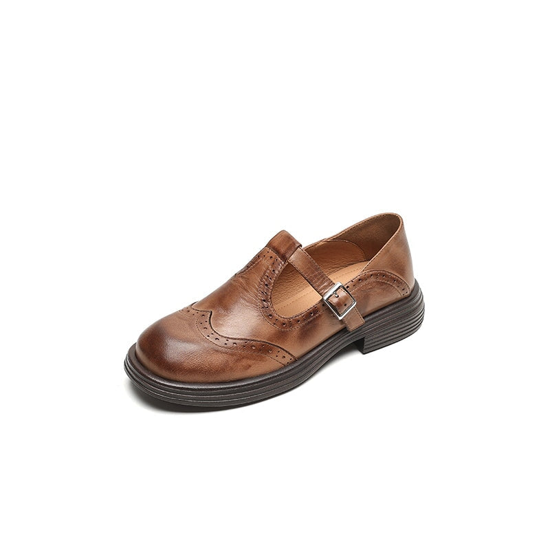 Leather Mary Janes – Elegant Comfort