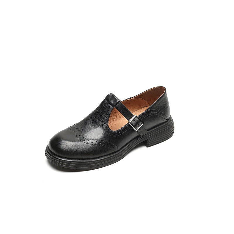 Leather Mary Janes – Elegant Comfort