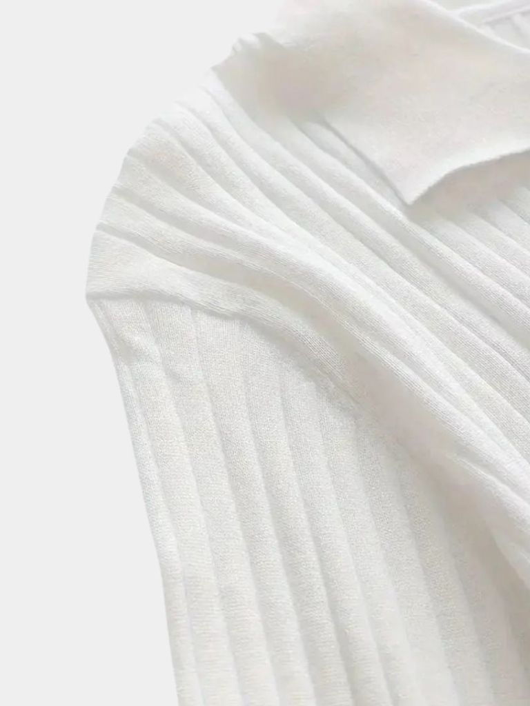 Open Collar Polo Sophisticated Casual Wear