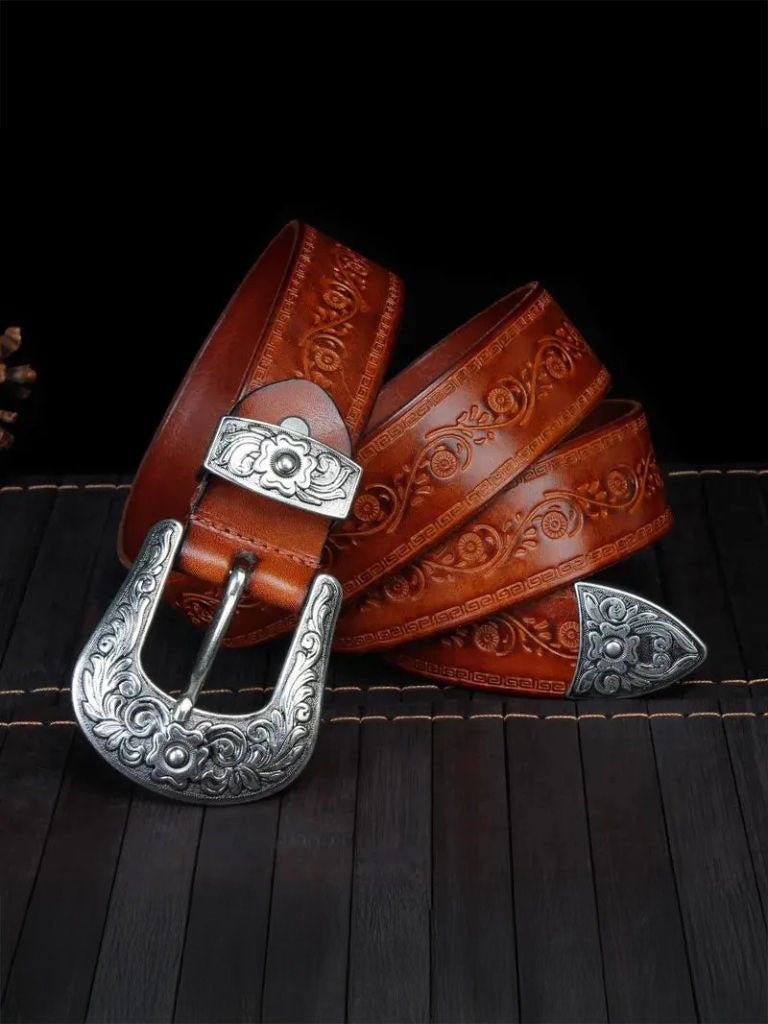 Elegant Leather Belt - Sophisticated Strap