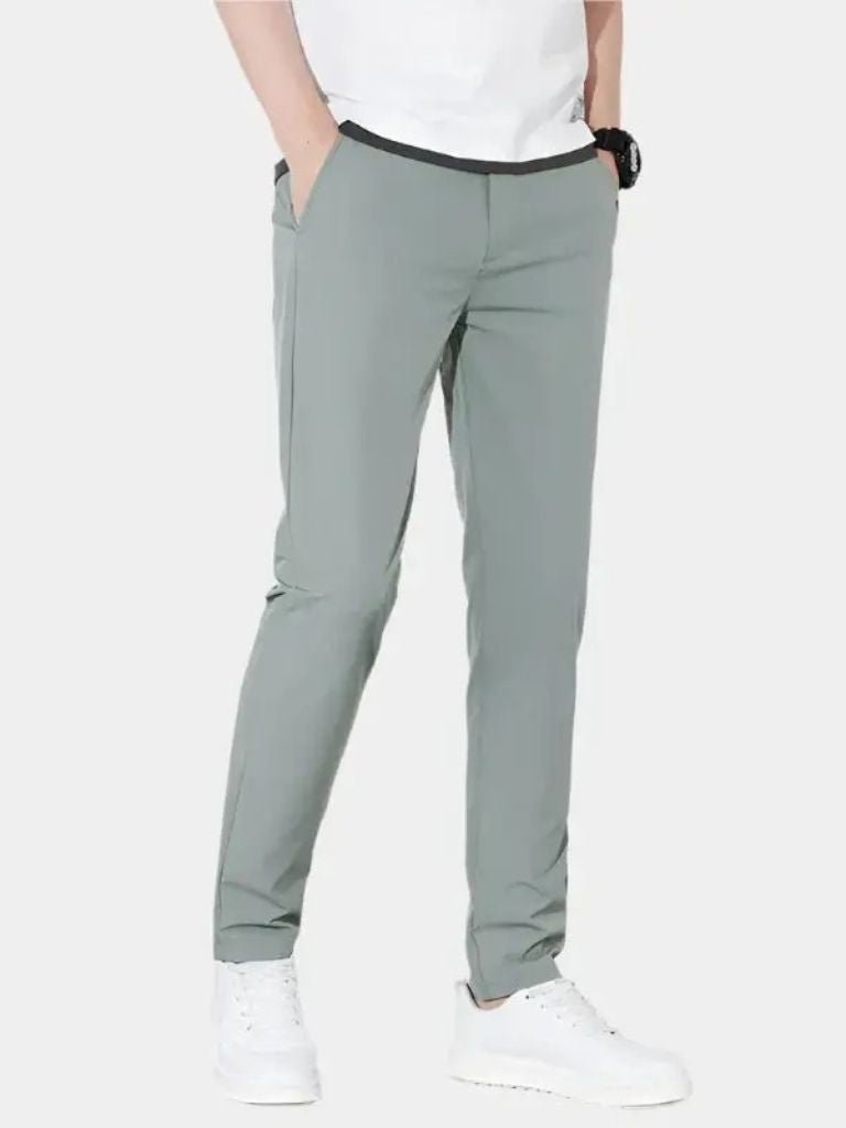 Essential Stretch Pants | Tailored Elastic Waist