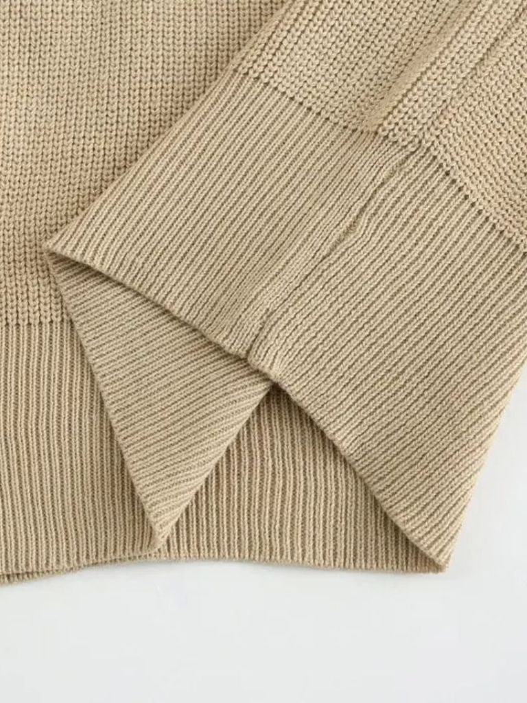 Half Zip Sweater | Luxury Knitwear Jumper