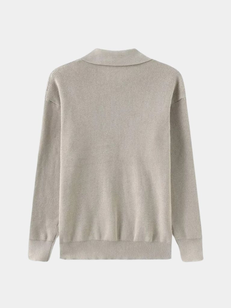 Half Zip Sweater | Luxury Knitwear Jumper