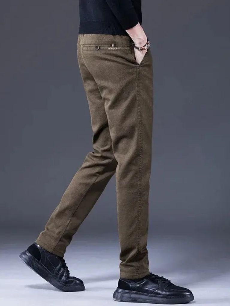 Stretchy Straight Pants | Comfortable Trousers