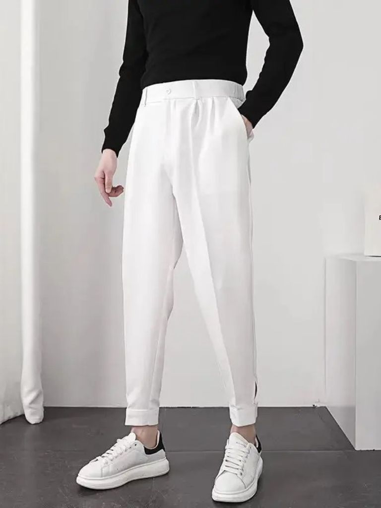 Essential Tailored Pants - Elegant Slim Fit