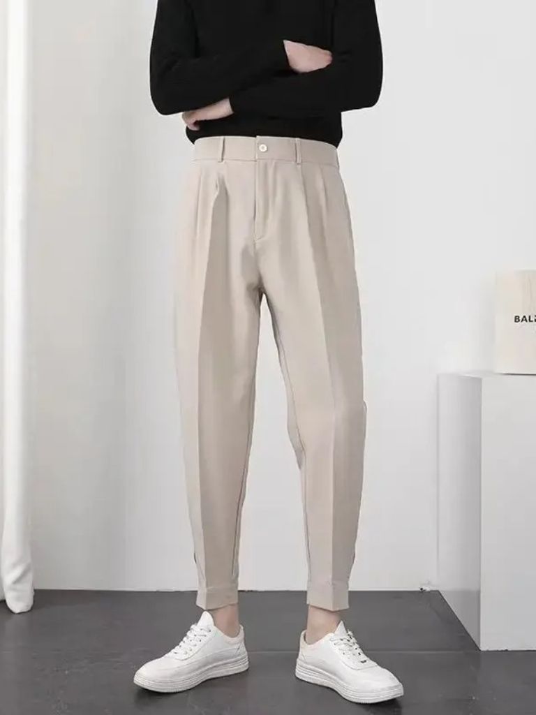 Essential Tailored Pants - Elegant Slim Fit