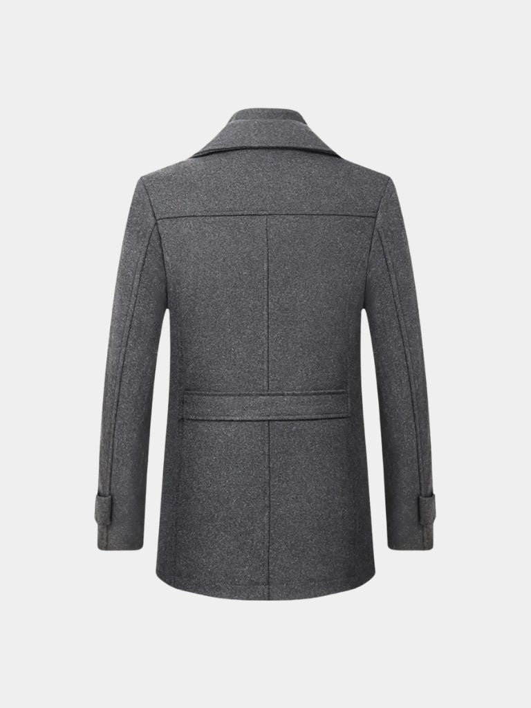 Wool Blend Coat – Elegant Winter Overcoat