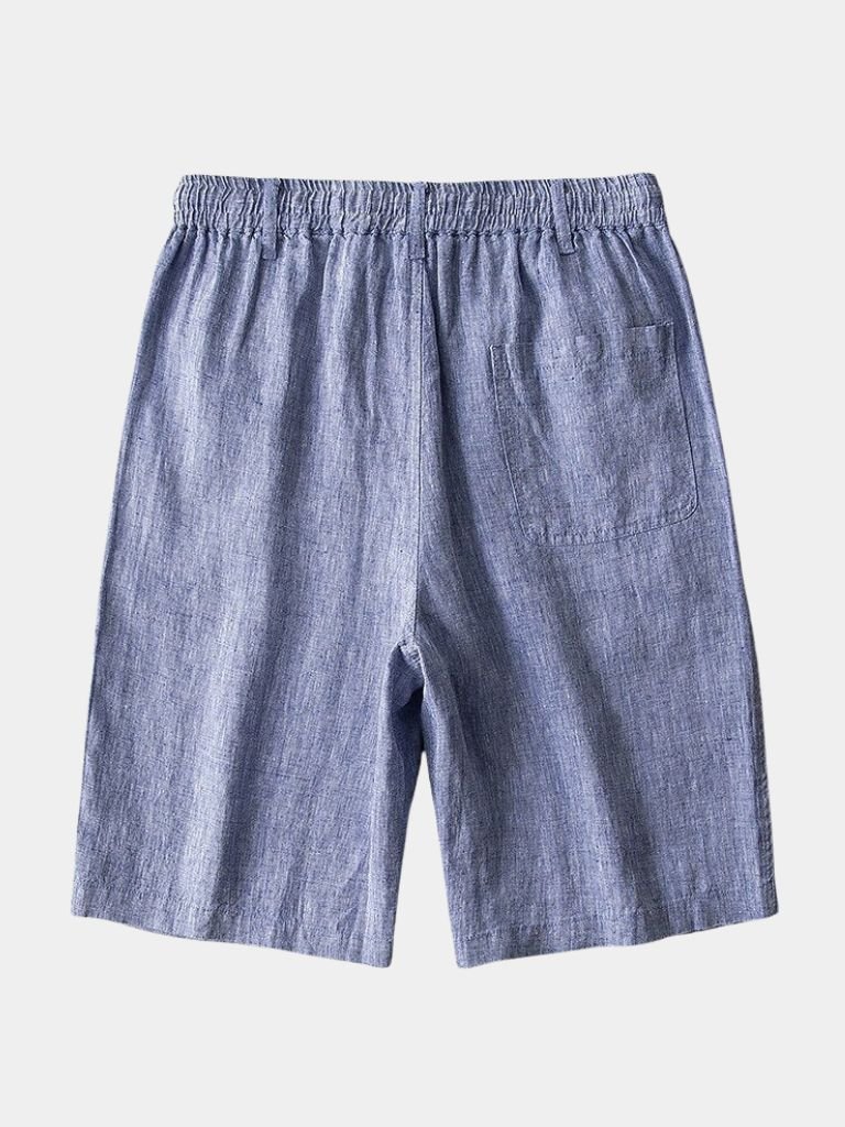 Gray Linen Shorts | Lightweight Breathable Style