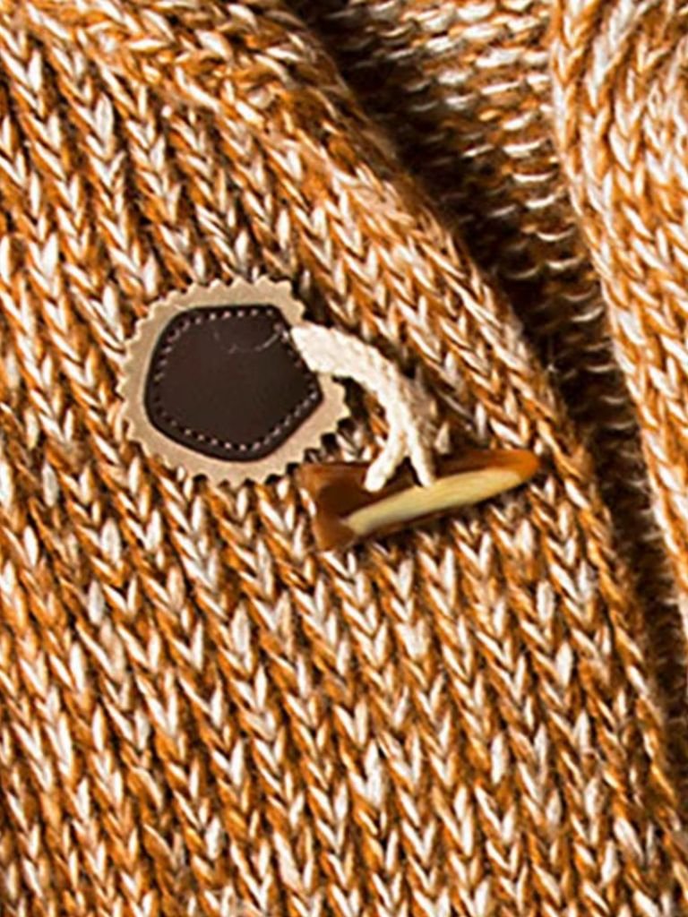 Knit Hooded Jacket - Elegant Wool