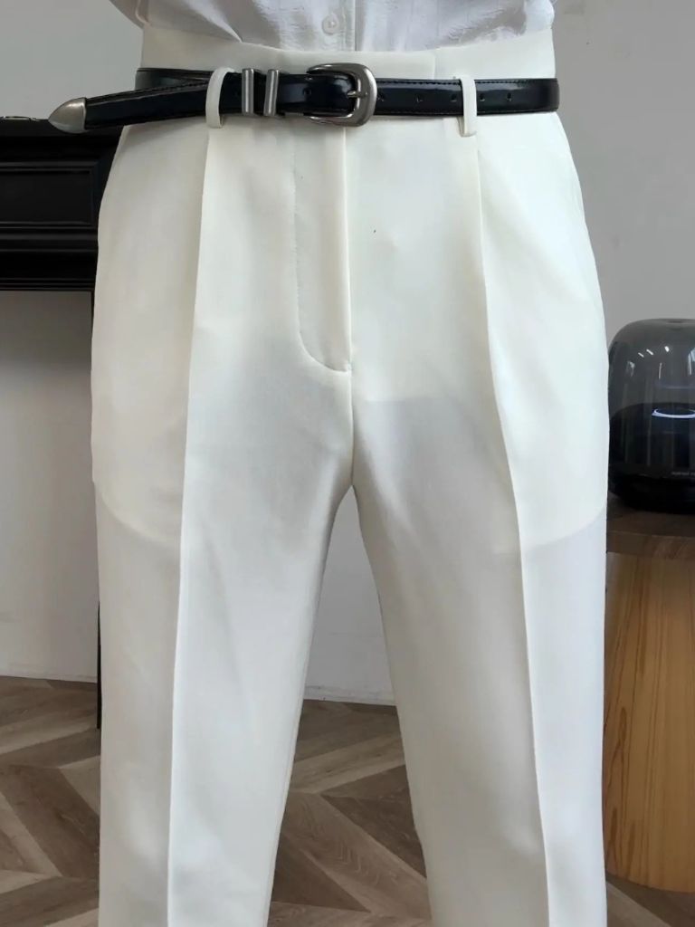 Classic Trousers - Tailored Belt Included