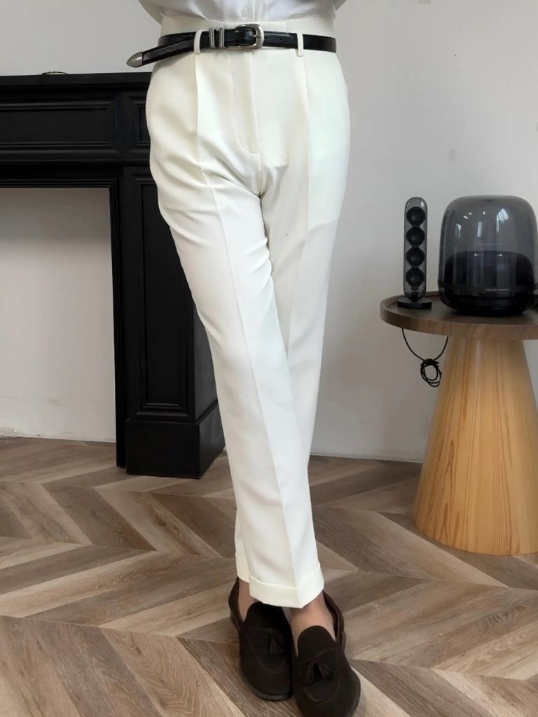 Classic Trousers - Tailored Belt Included