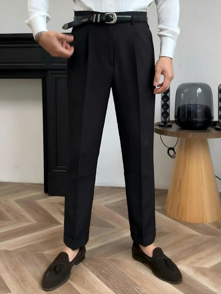 Classic Trousers - Tailored Belt Included