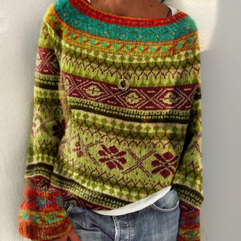 Handmade Knit Sweater – Cozy Autumn Hoodie