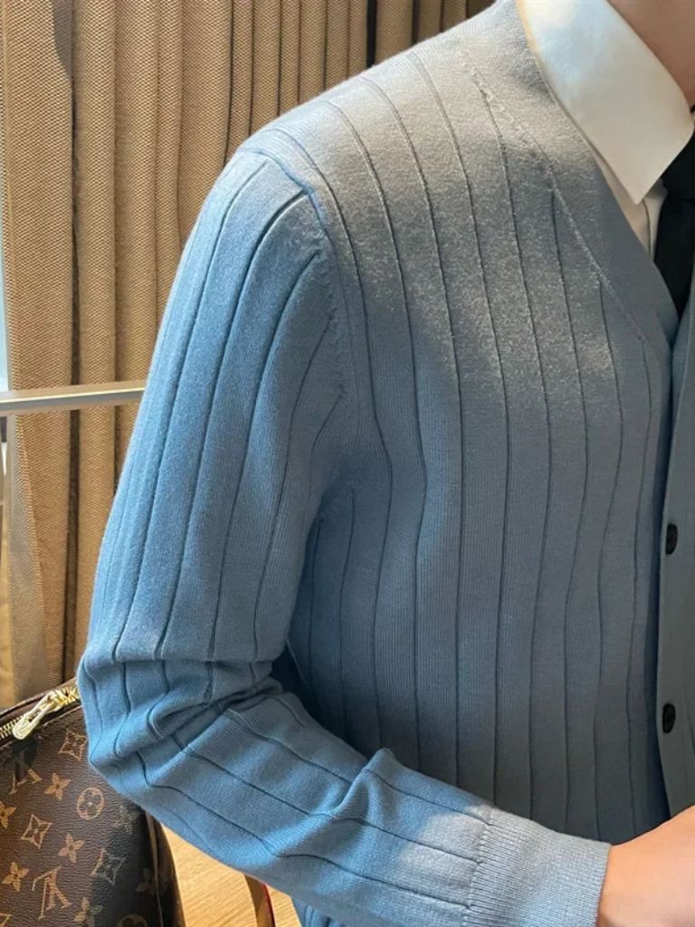 Knit Casual Cardigan – Cozy Fall Sweater With Adjustable Cuffs