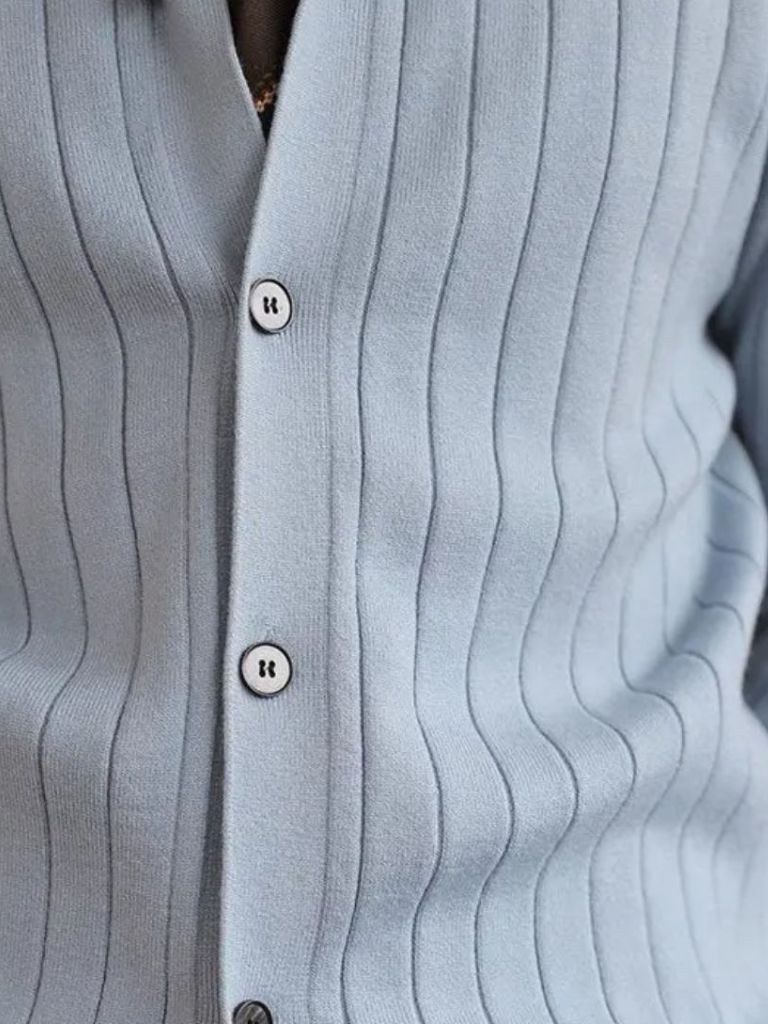 Knit Casual Cardigan – Cozy Fall Sweater With Adjustable Cuffs