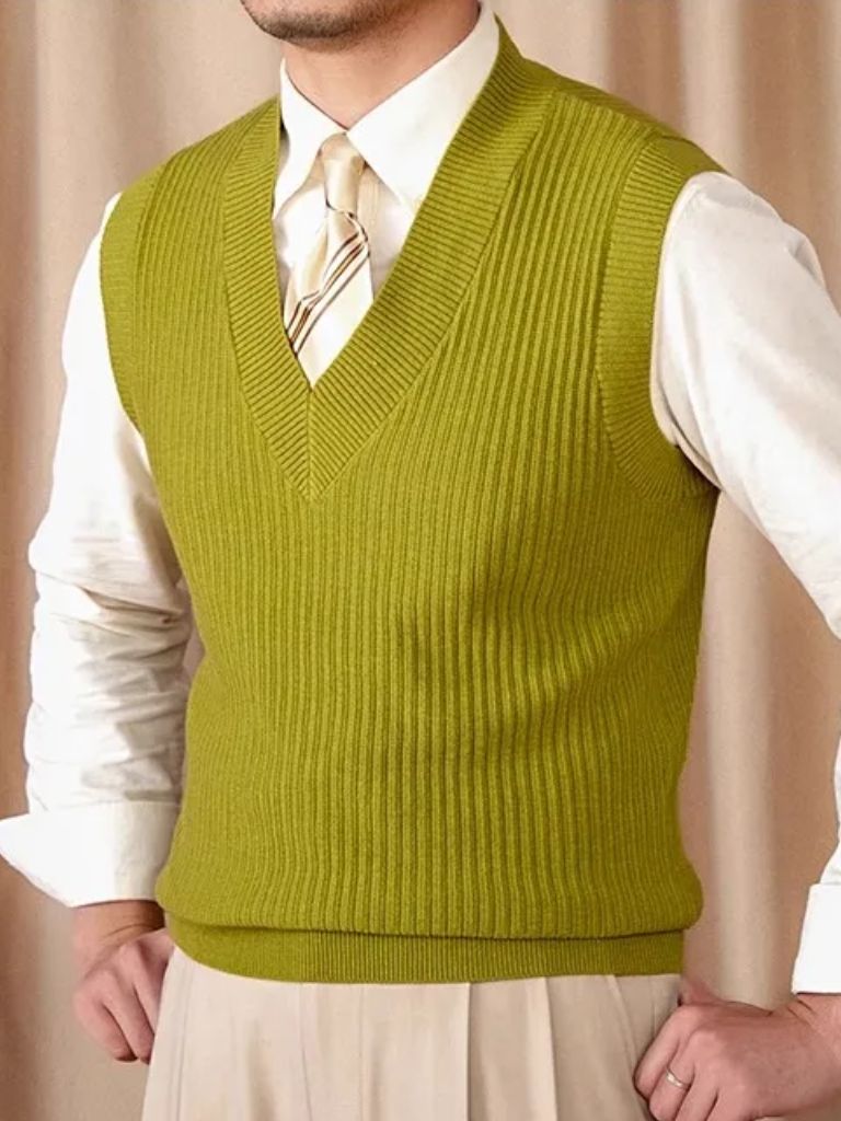 Knit Waistcoat Vest – Premium Stylish Waistcoat Sweater