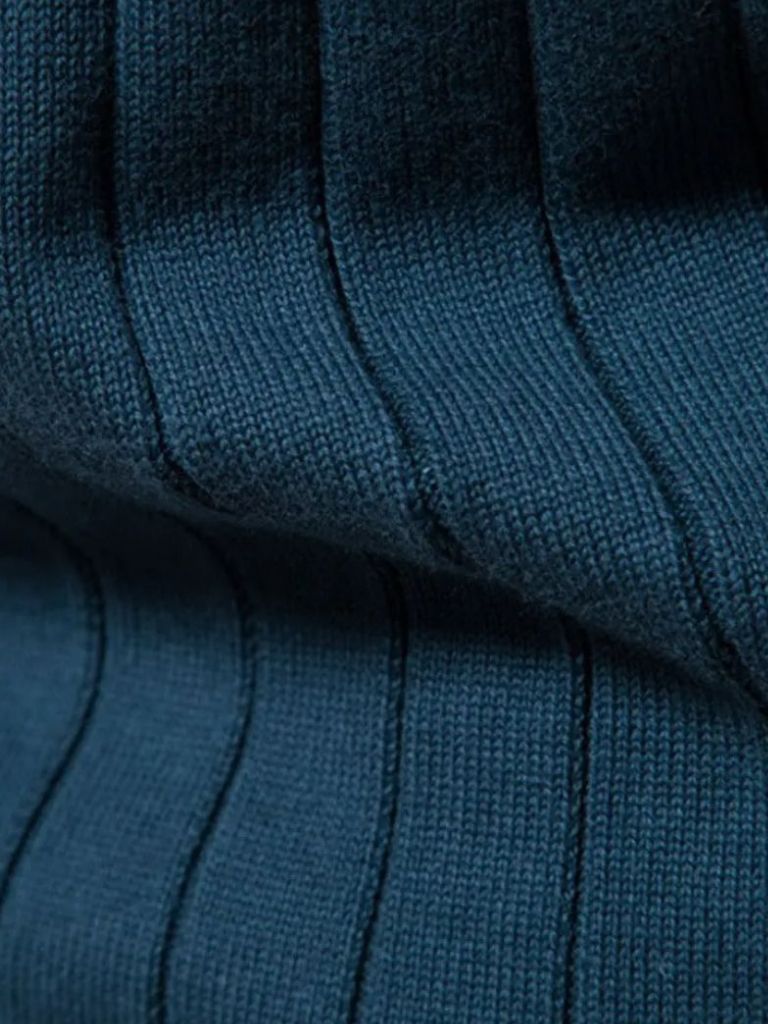 Jacquard Cardigan Sweater – Tailored Fit Luxury Knitwear