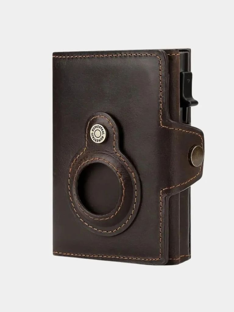 Anti Scam Leather Wallet – Magnetic Closure