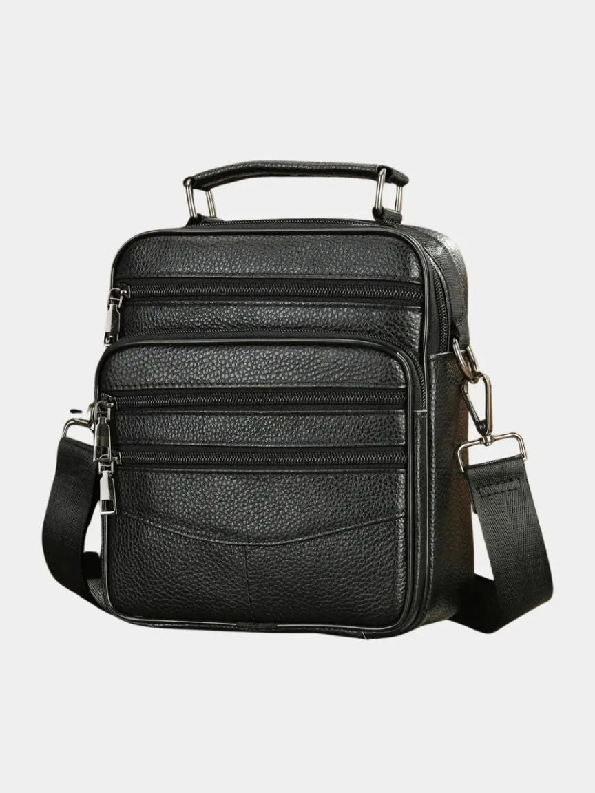 Men's Leather Shoulder Bag | Premium Classic Satchel