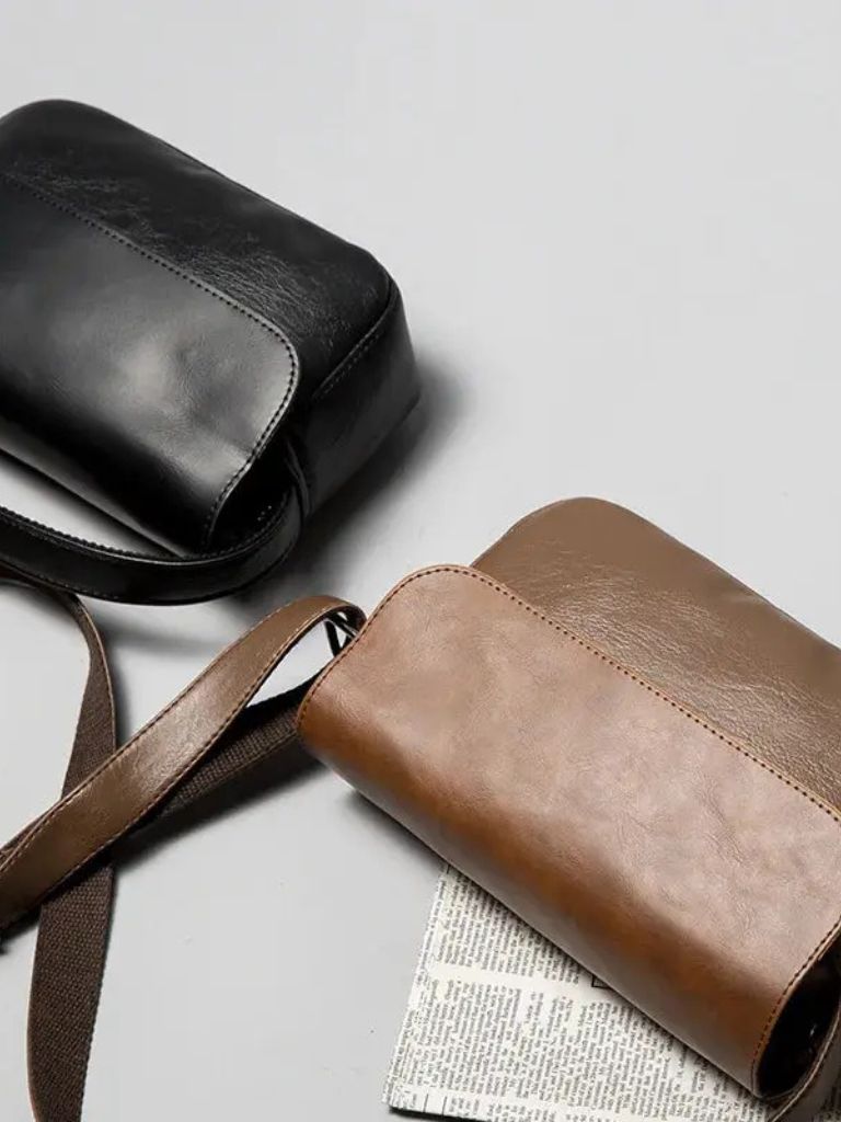 Leather Shoulder Bag | Classic Style
