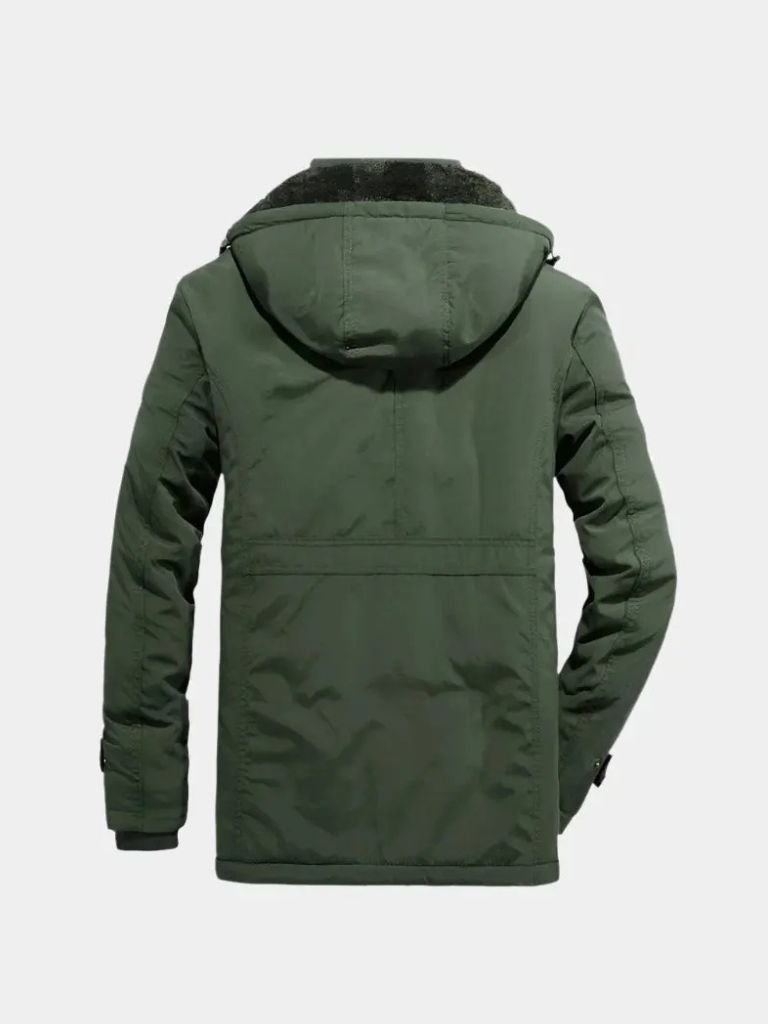 Hooded Military Jacket – Stylish Urban Camo Coat