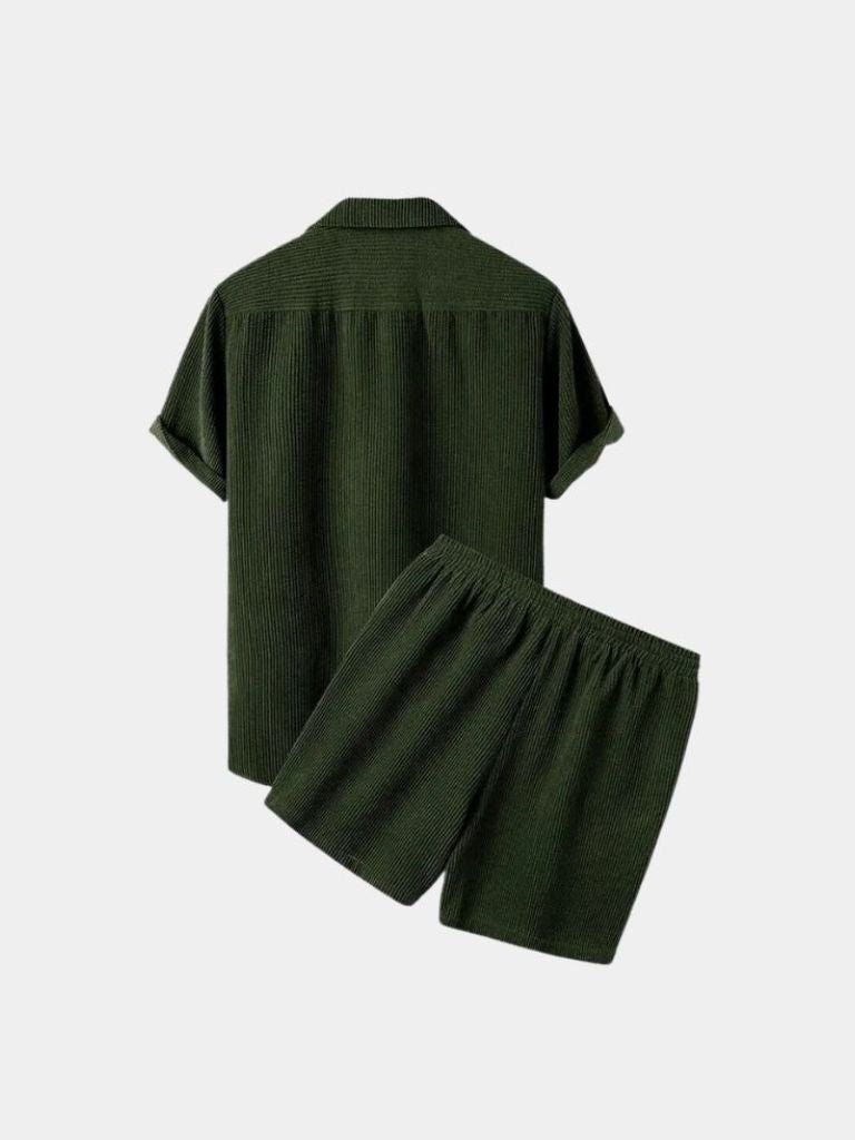 Corduroy Shorts Set | Lightweight Comfort