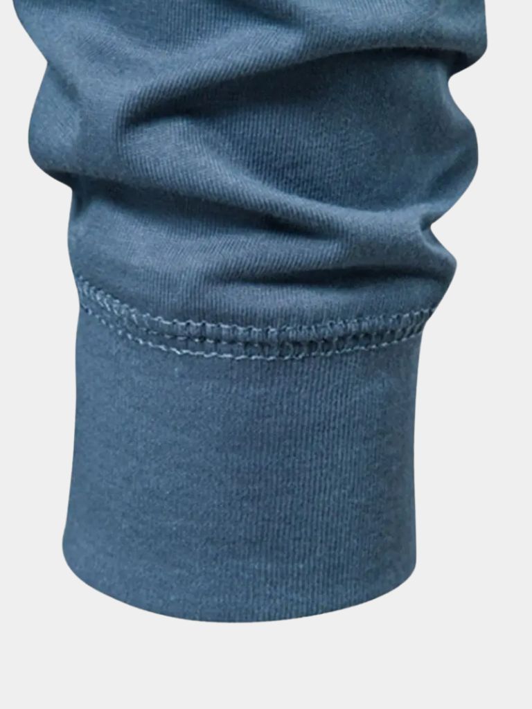 Long Sleeve Henley Minimalist Shirt