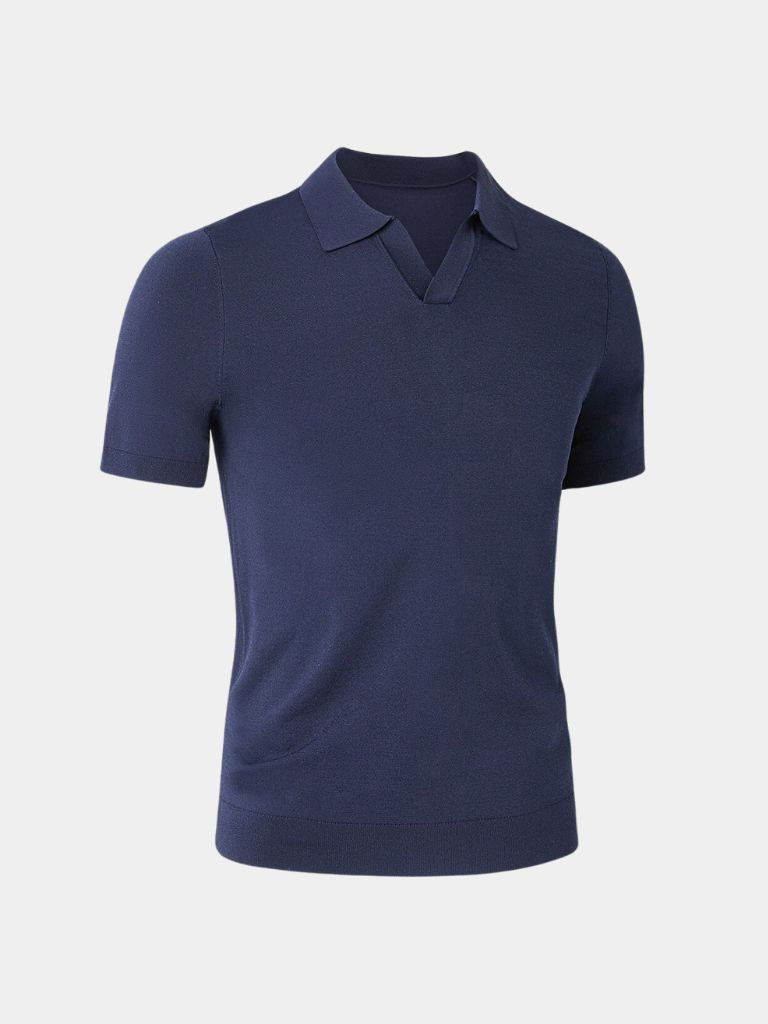 Navy Classic Polo – Premium Cotton