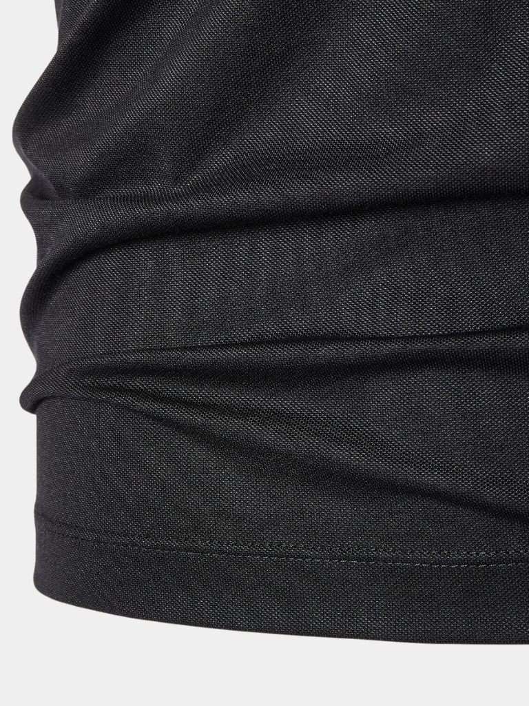 Obsidian Trim Polo - Refined Men's Fashion