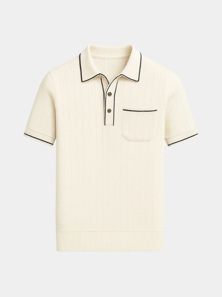 Knit Polo Shirt Classic Elegance