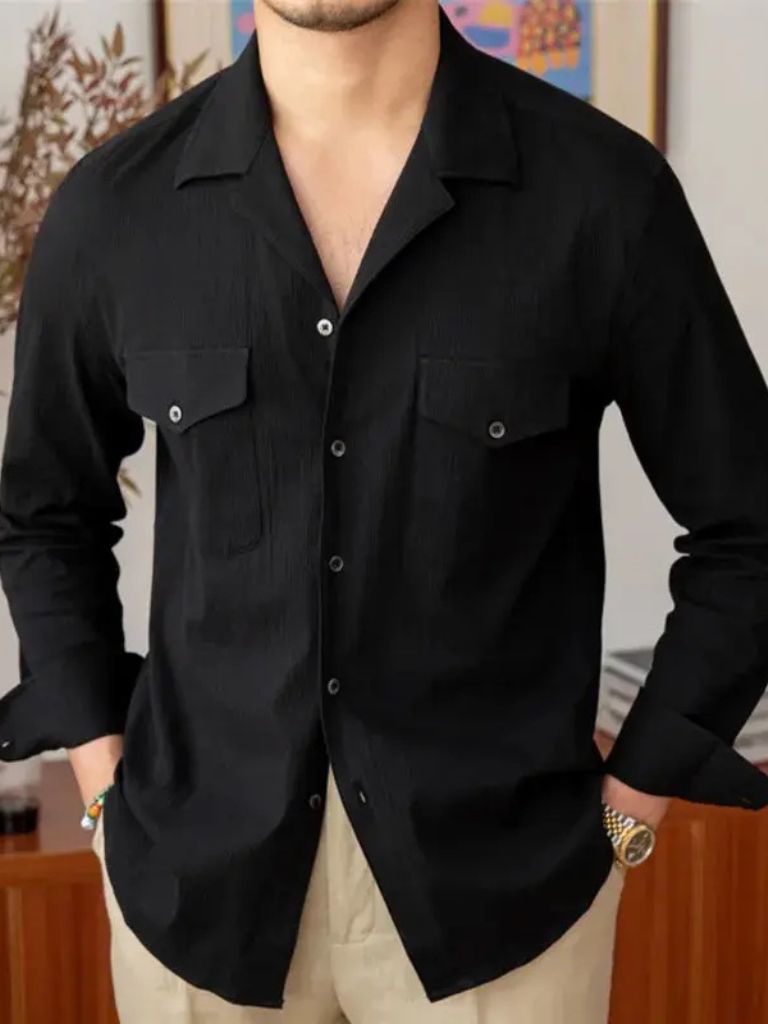 Classic Long Sleeve Shirt | Premium Cotton