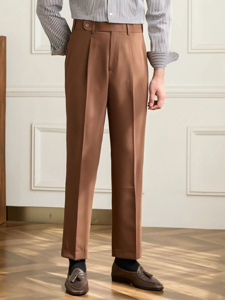 Elastic Classic Trousers – Premium Tailored Pants