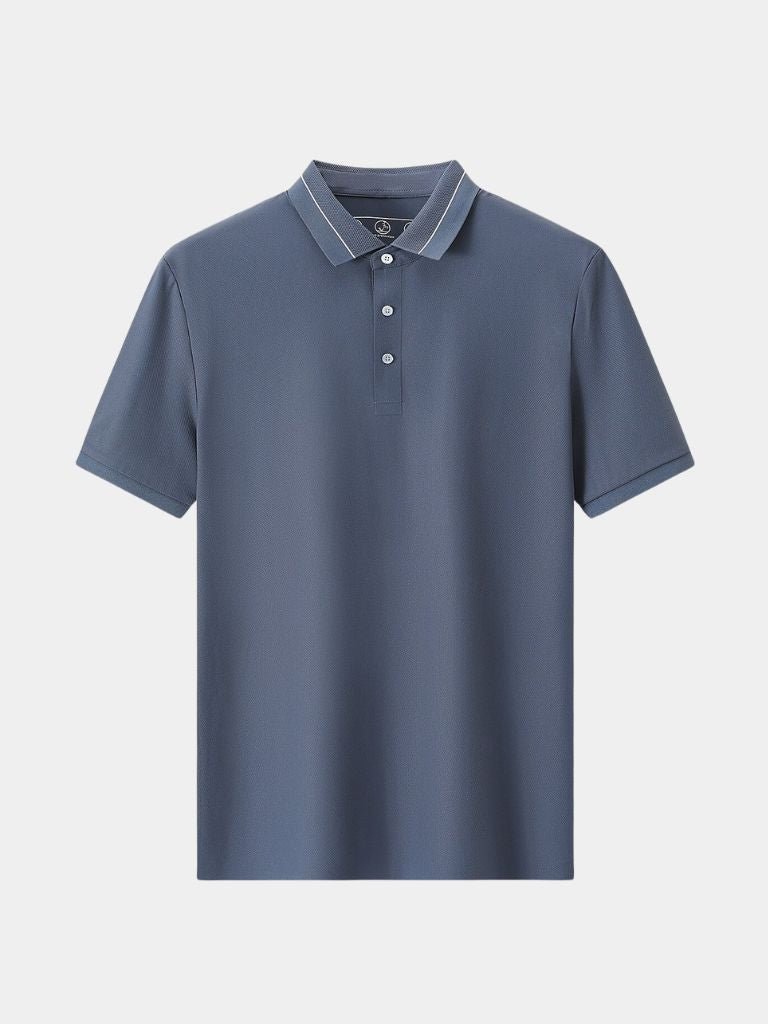 Steel Grey Polo Shirt | Breathable Comfort