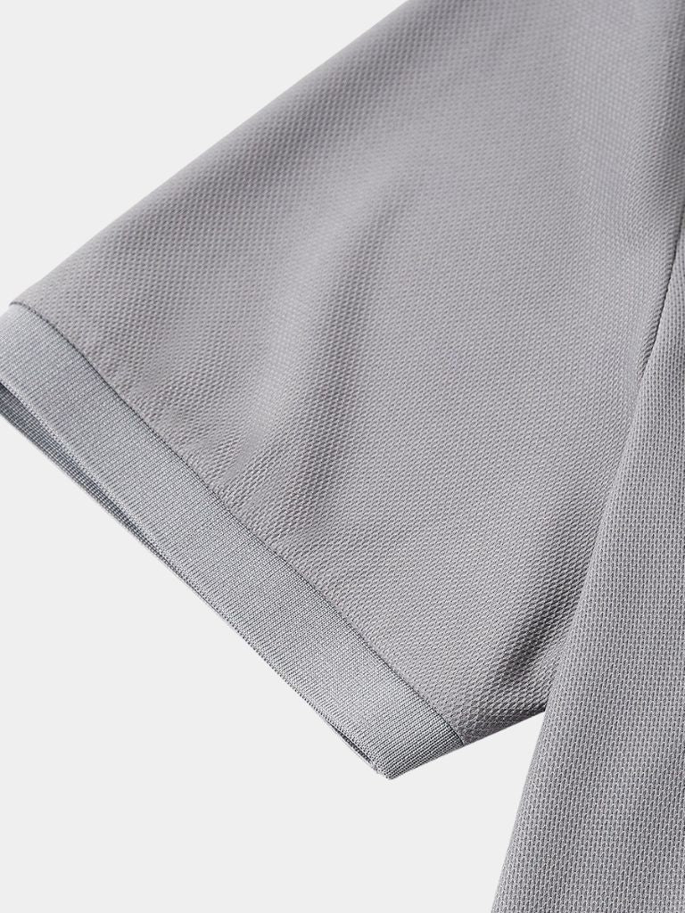 Steel Grey Polo Shirt | Breathable Comfort