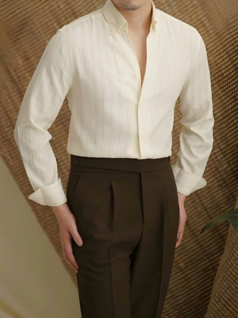 Seersucker Shirt | Classic Striped Button-Down